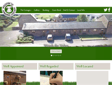 Tablet Screenshot of cowshedcottage.co.uk